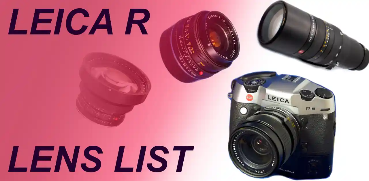 LEICA R LENS LIST