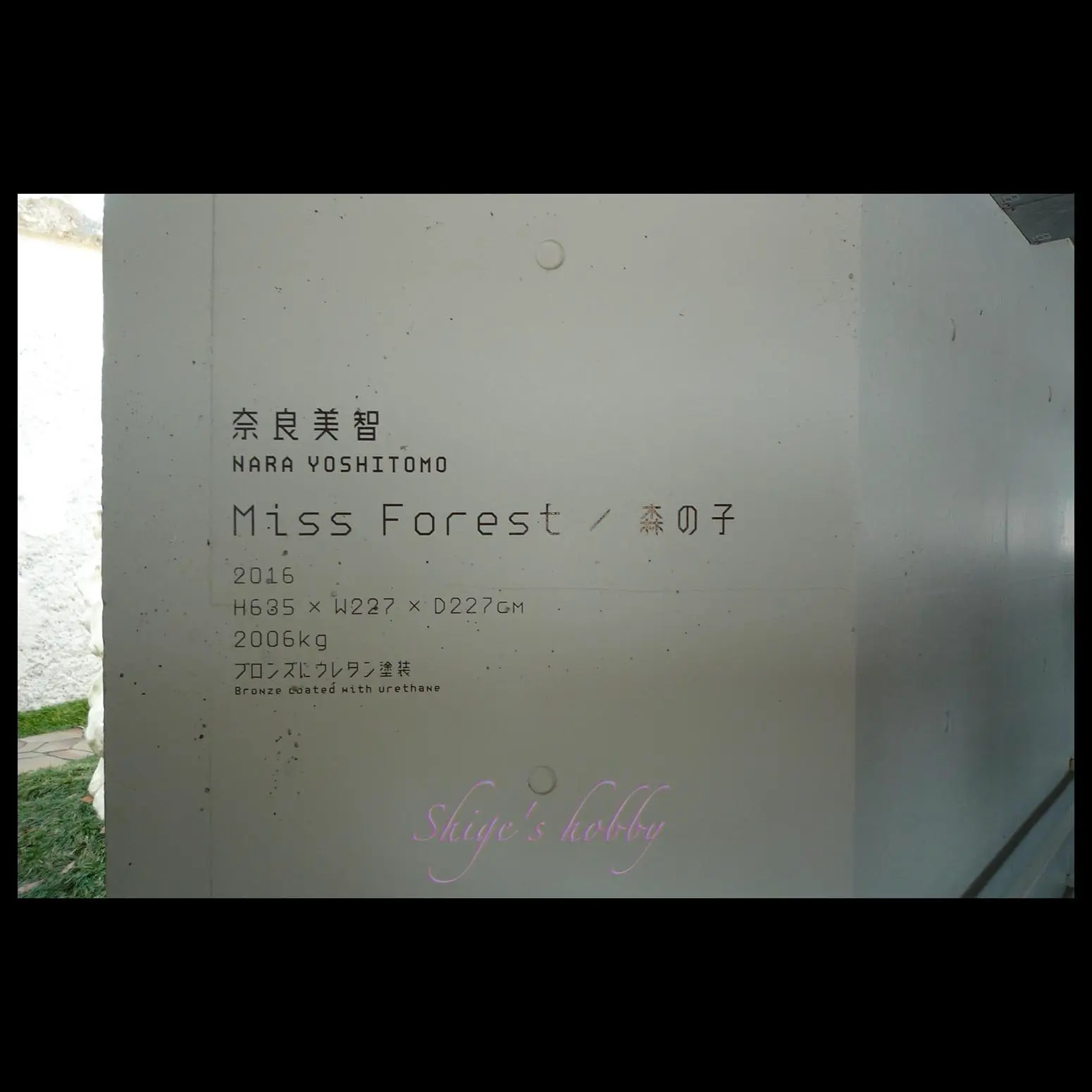 青森県立美術館・奈良美智展
