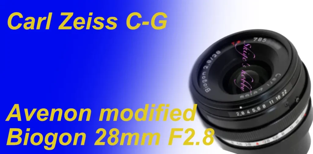 CONTAX G BIOGON 28mm AVENON