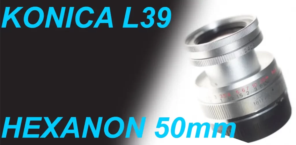 KONICA KL L39 HEXANON 50mm F2.4 eye catch