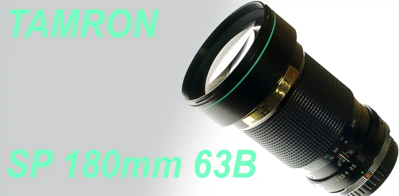 大口径望遠レンズ TAMRON SP180mm 63B