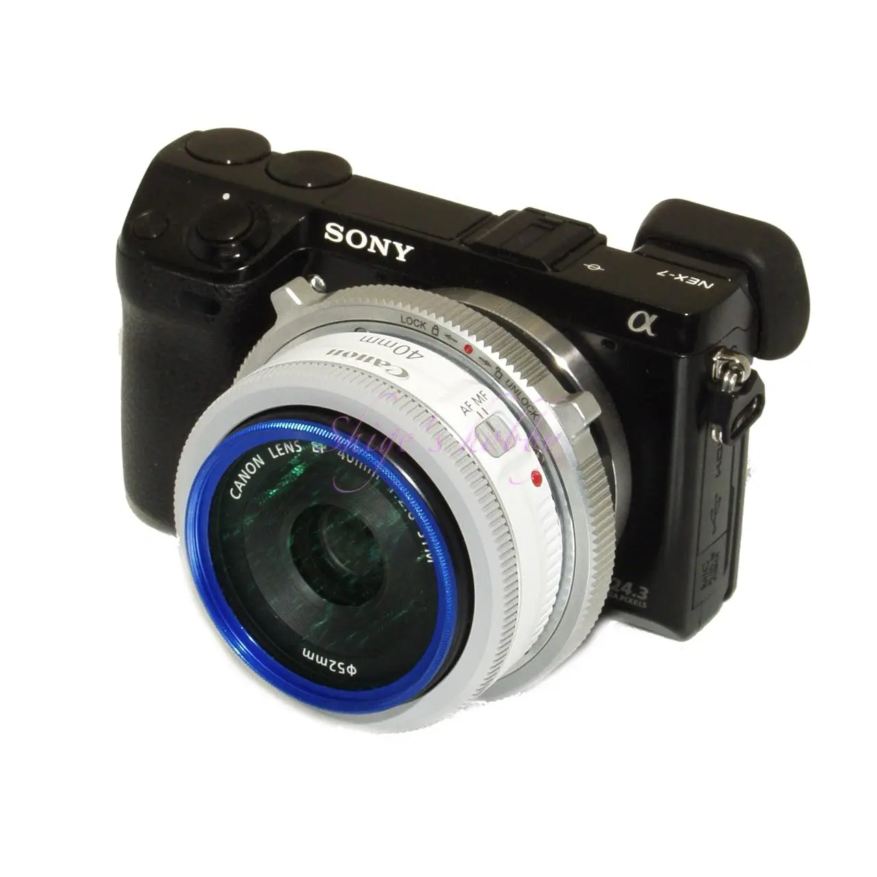 CANON EF 40mm +SONY α NEX-7