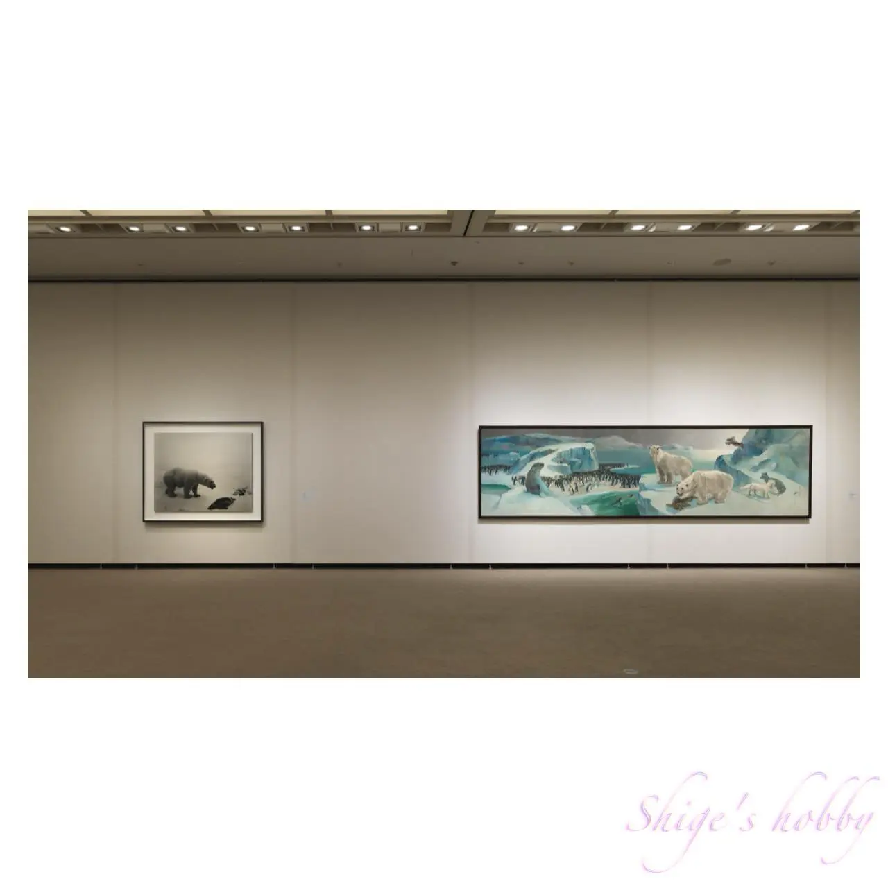 杉本博司《ジオラマ》、太田三郎、水谷清、宮本三郎《猛獣画廊壁画》