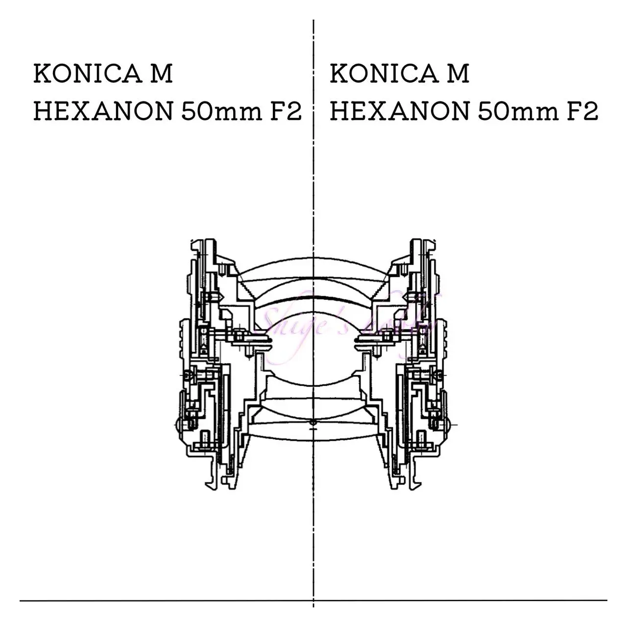 KM HEXANON 50mm F2 