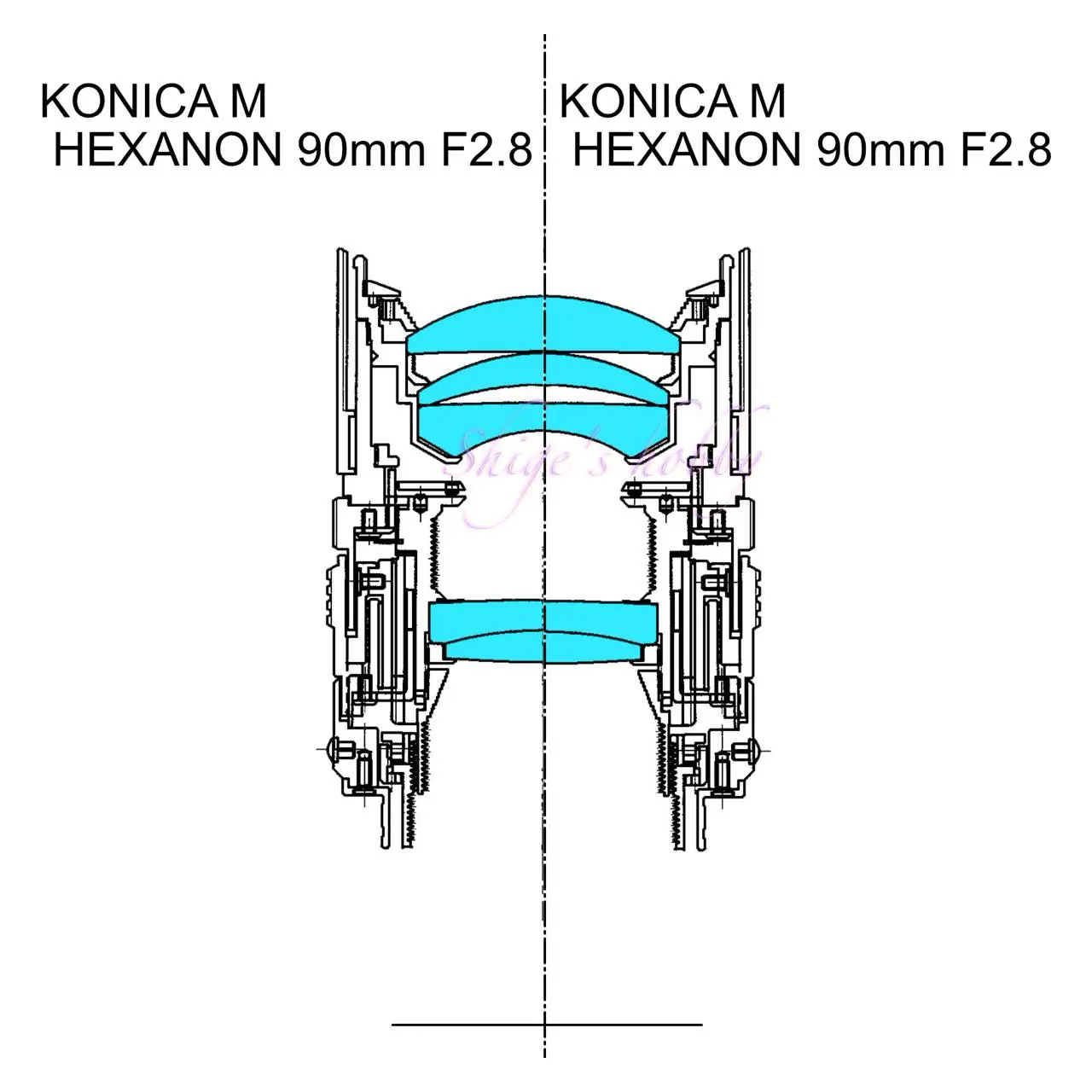 KONICA M HEXANON 90mm