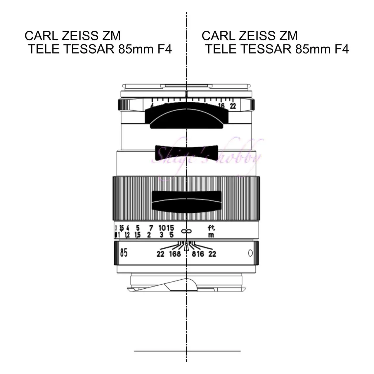 TELE TESSAR 85mm