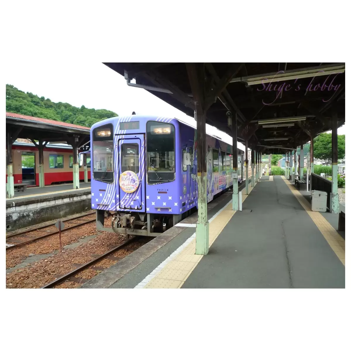 天浜線ラッピング車・音街うな・Tenhama Line Wrapped Train - Otomachi Una