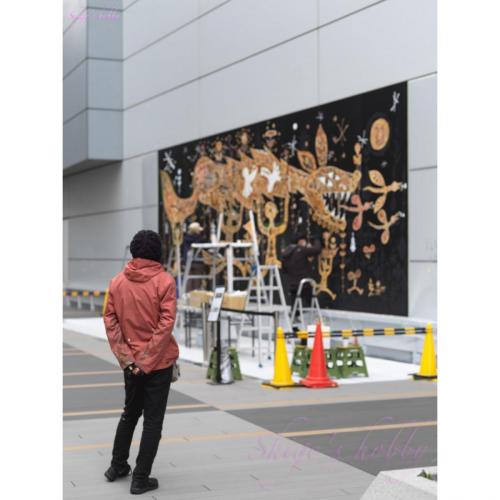 Yusuke_Asai Creating artwork on the walls of Shibuya