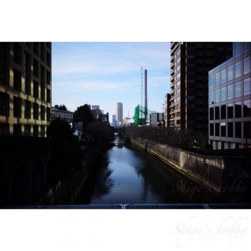 Building and river