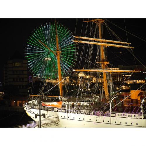 Ship and Ferris Wheel