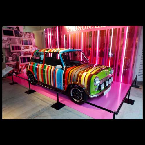 Mini cooper covered by Poul Smith
