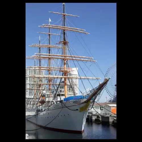 帆船日本丸・Sail ship Nippon-maru