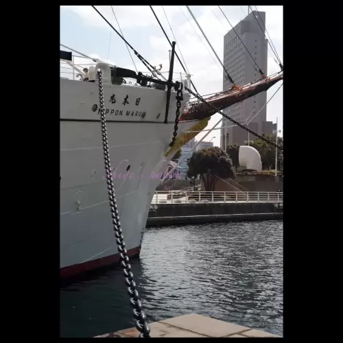 帆船 日本丸・Sail ship Nippon-maru